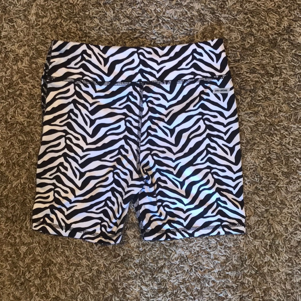 zebra print Danskin shorts